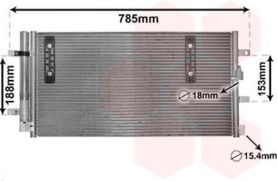 Van Wezel 03005297 конденсатор, кондиционер на AUDI Q5 (8R)