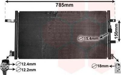 Van Wezel 03005360 конденсатор, кондиционер на AUDI Q5 (8R)