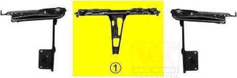 Van Wezel 0322663 облицовка передка на AUDI 80 Avant (8C, B4)