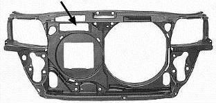 Van Wezel 0323667 облицовка передка на AUDI A4 (8D2, B5)