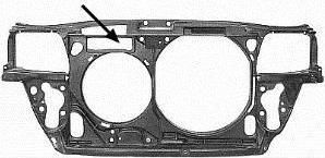 Van Wezel 0323668 облицовка передка на AUDI A4 Avant (8D5, B5)