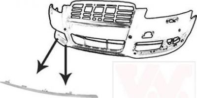 Van Wezel 0340582 облицовка / защитная накладка, буфер на AUDI A6 (4F2, C6)