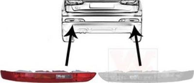 Van Wezel 0370929 задний фонарь на AUDI Q3 (8U)