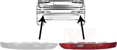 Van Wezel 0370930 задний фонарь на AUDI Q3 (8U)