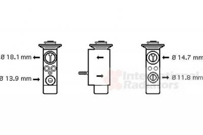 Van Wezel 06001085 расширительный клапан, кондиционер на MINI MINI Roadster (R59)