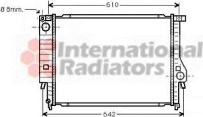 Van Wezel 06002096 радиатор, охлаждение двигателя на 3 (E30)