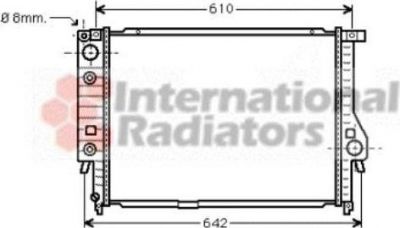 Van Wezel 06002136 радиатор, охлаждение двигателя на 3 (E36)