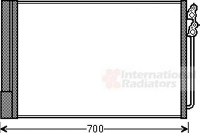 Van Wezel 06005370 конденсатор, кондиционер на 5 (F10, F18)