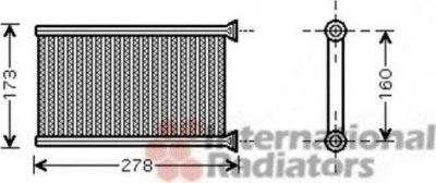 Van Wezel 06006342 теплообменник, отопление салона на 3 (E90)