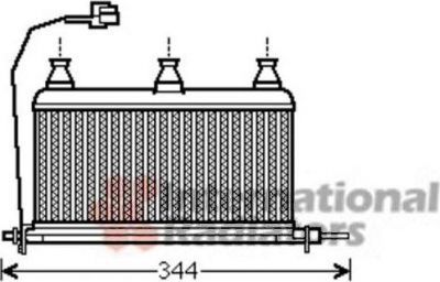 Van Wezel 06006352 теплообменник, отопление салона на 5 (E60)