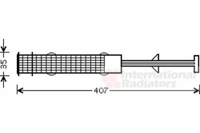 Van Wezel 0600D270 осушитель, кондиционер на 5 (E60)