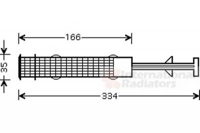 Van Wezel 0600D279 осушитель, кондиционер на 5 (E60)