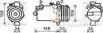 Van Wezel 0600K408 компрессор, кондиционер на Z3 (E36)