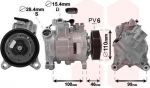 Van Wezel 0600K489 компрессор, кондиционер на X3 (F25)