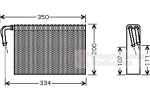 Van Wezel 0600V305 испаритель, кондиционер на 5 Touring (E39)