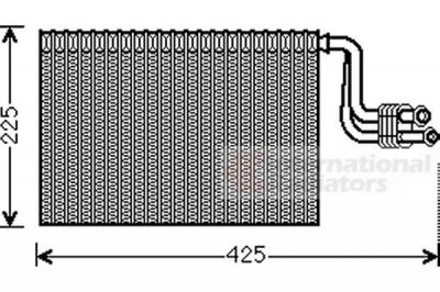 Van Wezel 0600V364 испаритель, кондиционер на 3 (E90)