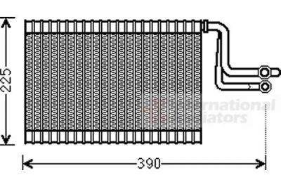 Van Wezel 0600V365 испаритель, кондиционер на 3 (E90)