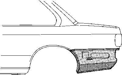 Van Wezel 0620133 боковина на 3 (E30)