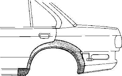 Van Wezel 0620148 боковина на 3 (E30)