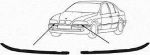 Van Wezel 0639515 рама фары на 5 Touring (E39)