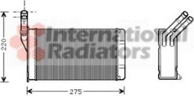 Van Wezel 09006082 теплообменник, отопление салона на PEUGEOT 306 (7B, N3, N5)