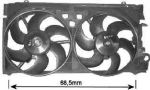 Van Wezel 0936749 вентилятор, охлаждение двигателя на PEUGEOT 306 (7B, N3, N5)