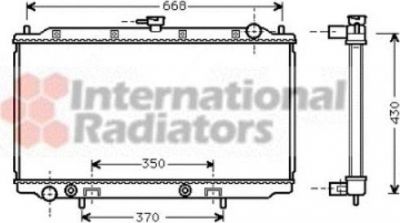 Van Wezel 13002196 радиатор, охлаждение двигателя на NISSAN PRIMERA Traveller (WP11)