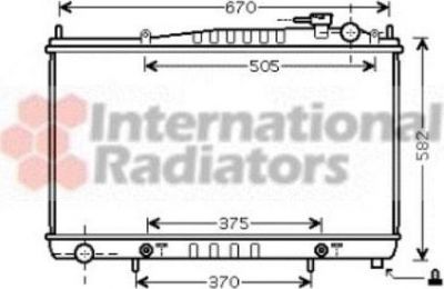 Van Wezel 13002232 радиатор, охлаждение двигателя на NISSAN PATHFINDER II (R50)