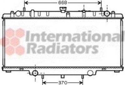 Van Wezel 13002246 радиатор, охлаждение двигателя на NISSAN PATROL GR V Wagon (Y61)