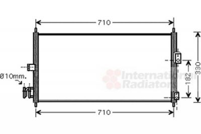 Van Wezel 13005270 конденсатор, кондиционер на NISSAN PRIMERA (P12)