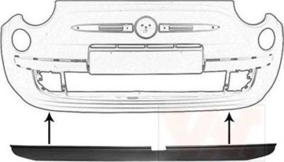 Van Wezel 1604500 спойлер на FIAT 500 C (312)