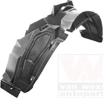 Van Wezel 1607433 обшивка, колесная ниша на FIAT PANDA (312_, 312)