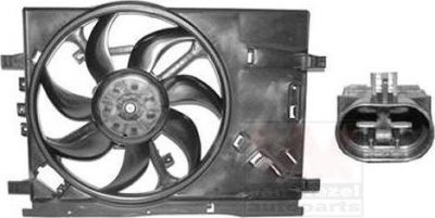 Van Wezel 1624747 вентилятор, охлаждение двигателя на FIAT GRANDE PUNTO (199)