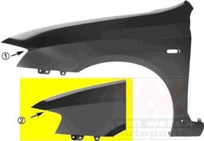 Van Wezel 1626656 крыло на FIAT STILO (192)