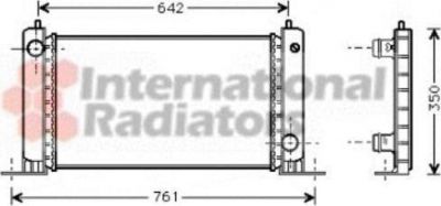 Van Wezel 17002243 радиатор, охлаждение двигателя на FIAT STILO (192)