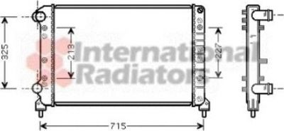 Van Wezel 17002261 радиатор, охлаждение двигателя на FIAT DOBLO Cargo (223)