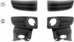 Van Wezel 1709591 решетка вентилятора, буфер на FIAT PANDA Van (169)
