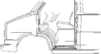 Van Wezel 1745101 накладка порога на PEUGEOT J5 фургон (290L)