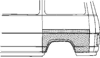 Van Wezel 1745146 боковина на FIAT DUCATO Panorama (280)