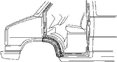 Van Wezel 1745156 крыло на FIAT DUCATO фургон (280)