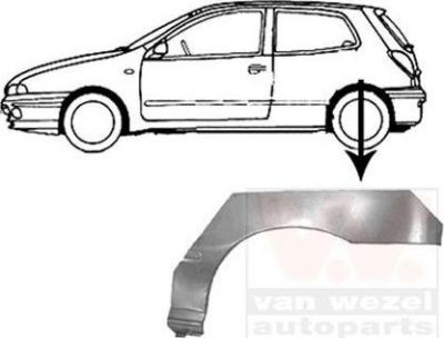 Van Wezel 1756145 боковина на FIAT BRAVO I (182)