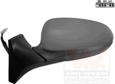 Van Wezel 1780807 наружное зеркало на FIAT IDEA (350_)