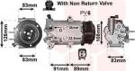 Van Wezel 1800K588 компрессор, кондиционер на FORD KUGA II (DM2)