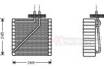 Van Wezel 1800V271 испаритель, кондиционер на FORD GALAXY (WGR)