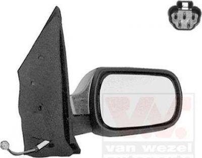 Van Wezel 1805818 наружное зеркало на FORD FIESTA V (JH_, JD_)