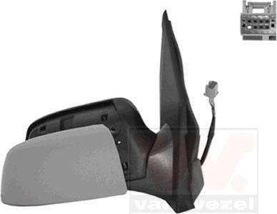 Van Wezel 1806828 наружное зеркало на FORD FIESTA V (JH_, JD_)