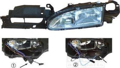 Van Wezel 1825948M основная фара на FORD MONDEO I (GBP)