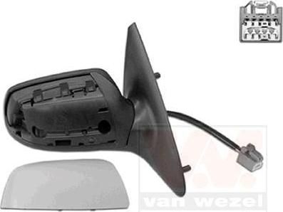 Van Wezel 1829818 наружное зеркало на FORD MONDEO III (B5Y)