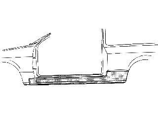 Van Wezel 1837102 накладка порога на FORD FIESTA IV (JA_, JB_)