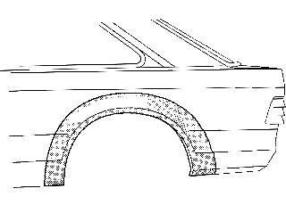 Van Wezel 1854145 боковина на FORD ESCORT VII (GAL, AAL, ABL)